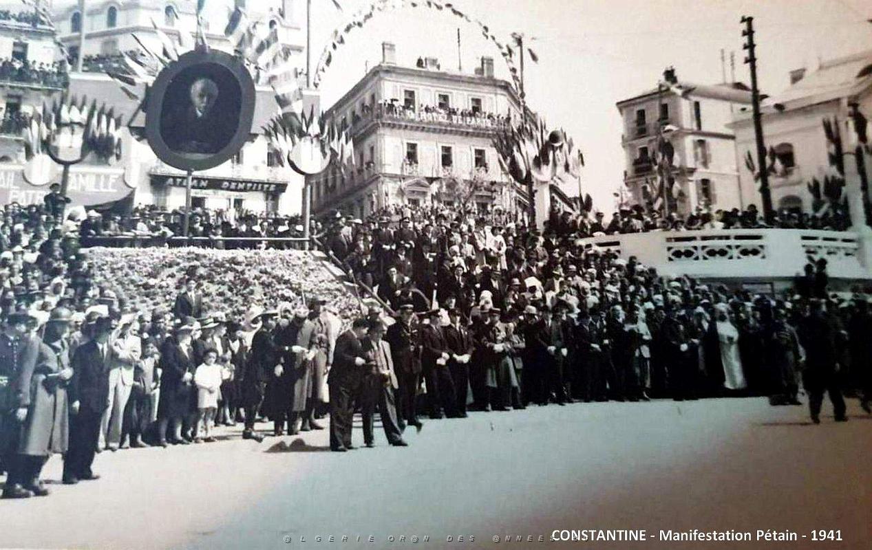 Constantine - Manifestation Petain - 1941 (2).jpg